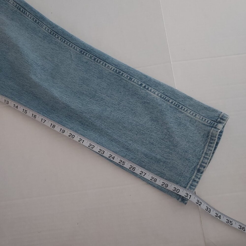 Lafayette 148  Wythe High Rise Straight Leg Jeans Size 31 - Picture 4 of 11